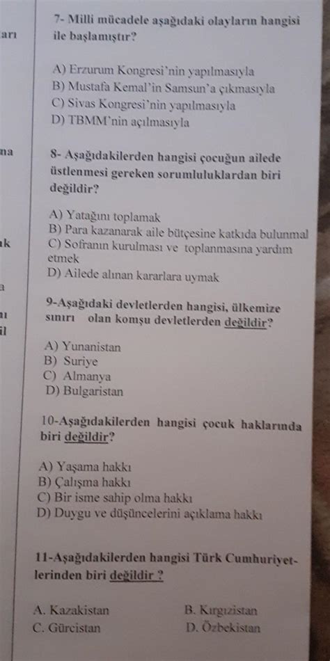 Bu Sorulari Cozermisiniz Acil Eodev