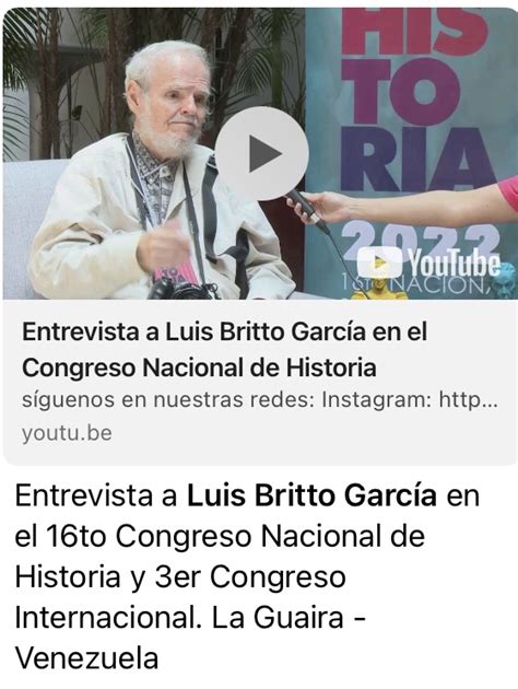 Luis Britto García en el Congreso Nacional de Historia Venezuela 2022