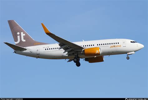 OY JTW Jet Time Boeing 737 7L9 WL Photo By Celedonio ID 390027