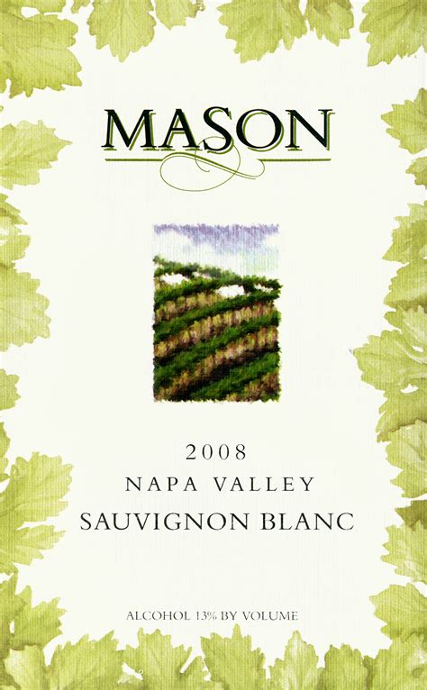 Mason Cellars Sauvignon Blanc Wine Library