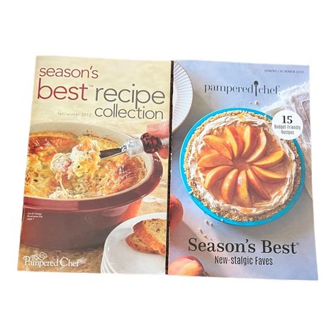 Pampered Chef Seasons Best Recipe Collection Fall Winter Spring