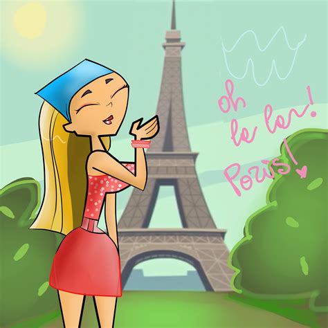 Oh La La Paris Total Drama Island Fan Art 30611989 Fanpop