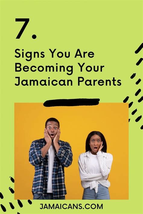 7 Signs You Are Becoming Your Jamaican Parents