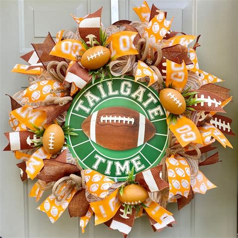 Football Wreath - Etsy