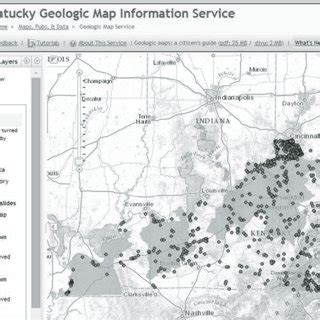 The Kentucky Geological Survey Kgs Landslide Information Map