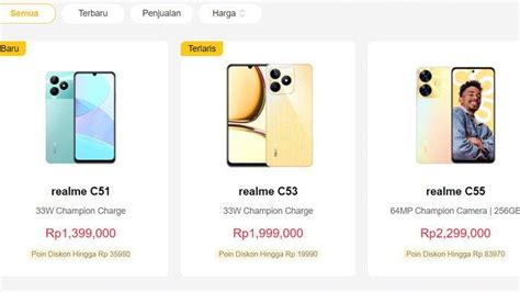 Daftar Lengkap Harga Hp Realme Terbaru Akhir Oktober Realme