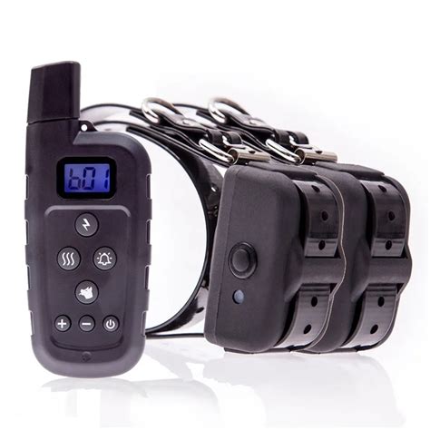 Rechargeable Waterproof Electronic Dog Training Collars Stop Barking ...