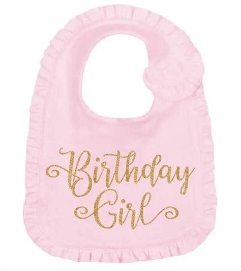 Birthday Girl Bib For Cake Smash Bib First Birthday Cake Smash Bib