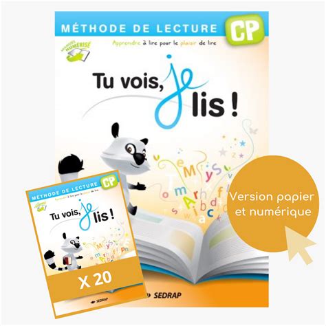 Tu Vois Je Lis Cp Manuels Num Ris Sedrap