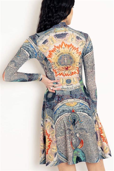 Eternal Wisdom Long Sleeve Evil Longline Dress Limited