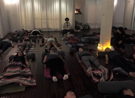 Awakening Yoga Nidra Session In Zuda Yoga Studio, Sacramento, Usa, 23 April, 2019 - Devi Mohan