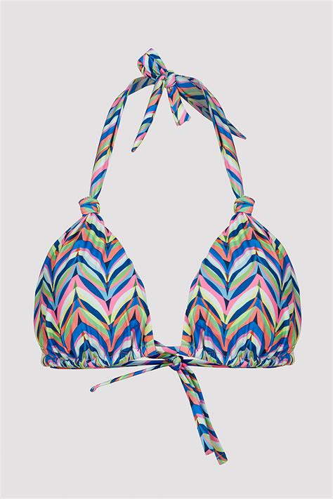 Avila Triangle Bikini Top PLU HACX IY MIX Multi Colour Penti