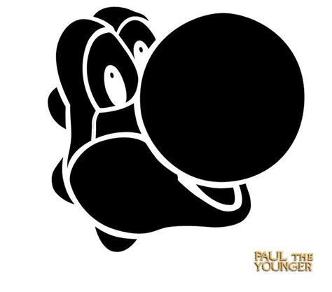 Paper Mario Pumpkin Stencil