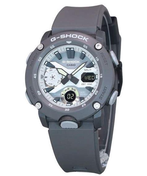 Casio G Shock Hidden Glow Series Analog Digital Resin Strap Grey Dial