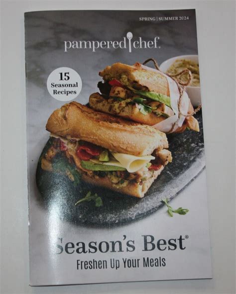 New Pampered Chef Season S Best Recipes Cook Booklet Spring Summer