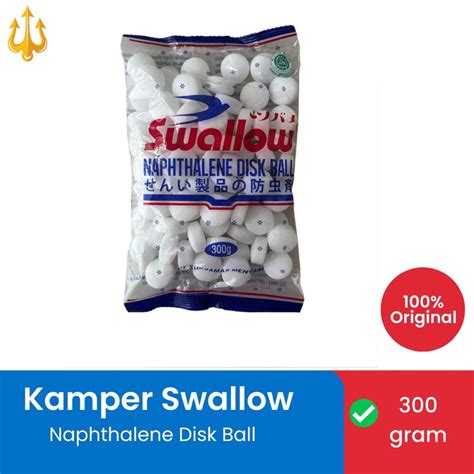 Jual Kapur Barus Swallow Kamper Swallow Naphthalene 300 Gr Shopee