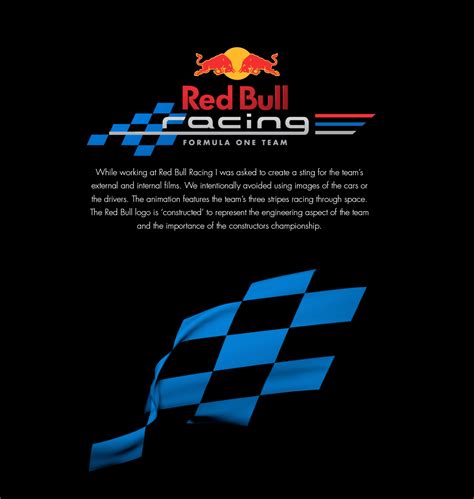 Red Bull Racing Animation Sting on Behance