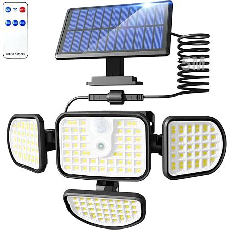 Luce Solare LED Esterno Kagoling Faretto Solare Da Esterno Con Sensore