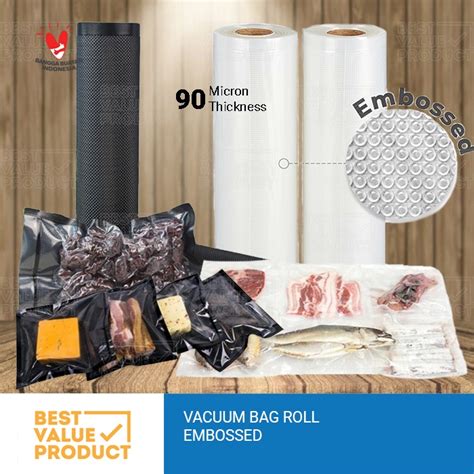 Jual Plastik Vacum Vacuum Emboss Roll X Cm Vakum Makanan X