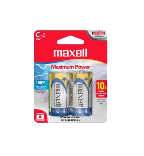 Arsa BaterÍa Maxell Alcalina Tipo C Bl 2 12uds