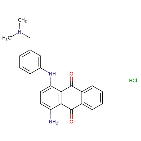 9 10 Anthracenedione 1 Amino 4 3 Dimethylamino Methyl Phenyl Amino