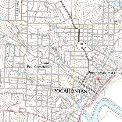 Pocahontas, AR (2011, 24000-Scale) Map by United States Geological ...