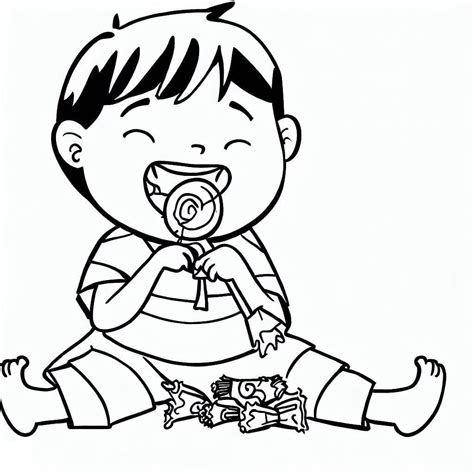 Coloriage Bonbons à Imprimer Sur Coloriageenfantcom