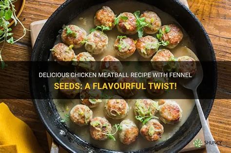 Delicious Chicken Meatball Recipe With Fennel Seeds A Flavourful Twist Shuncy