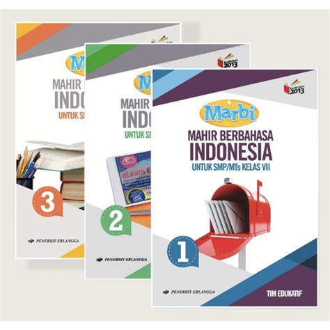 Jual Buku Marbi Mahir Berbahasa Indonesia Kelas 7 8 9 1 2 3 Smp K13n