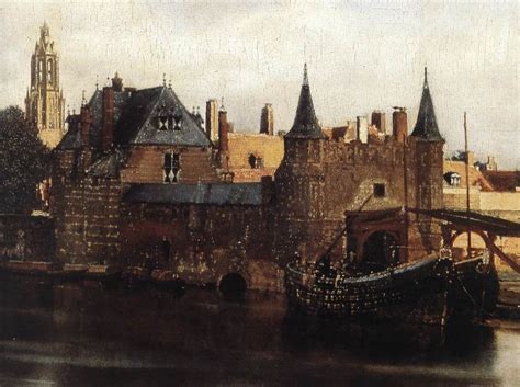 Ян Вермеер. Вид Дельфта. Фрагмент 1660 г. | Johannes vermeer, Vermeer ...