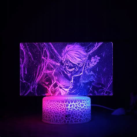 Tokyo Ghoul Kaneki Ken Anime Rysunek D Led Lampa