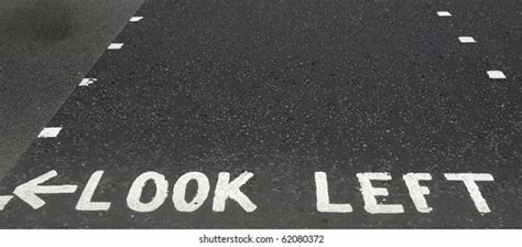 left sign london street stock photo  shutterstock
