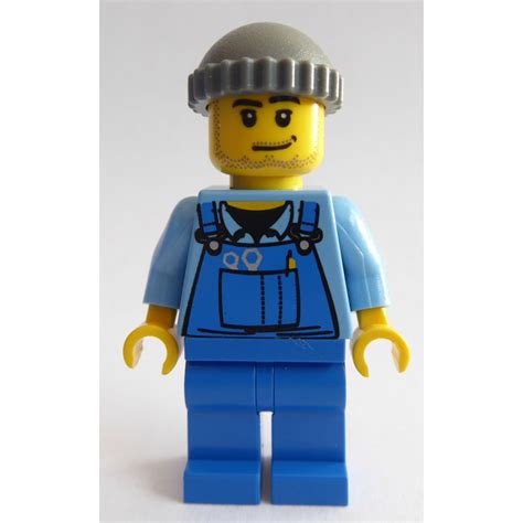 Lego City Worker With Overalls Minifigure Inventory Brick Owl Lego