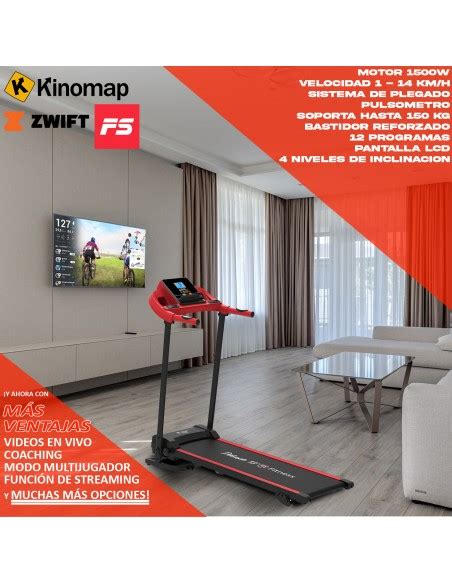 Cinta de Andar Correr Trotar Plegable con Motor Eléctrico 1500W