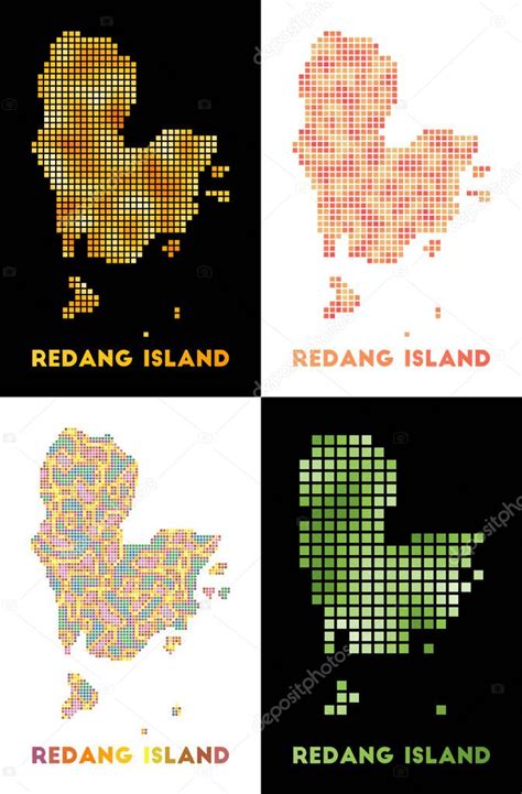 Mapa de la isla de Redang Colección de mapa de la isla de Redang en