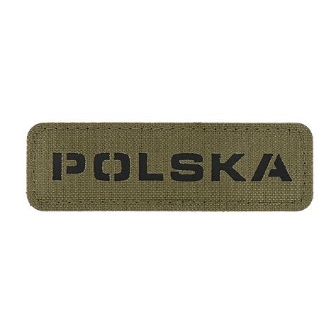 Naszywka M Tac Polska Laser Cut Ranger Green Black Sklep Militaria Pl