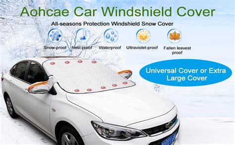 Aohcae Car Windscreen Cover X Inch Car Windshield Cover With