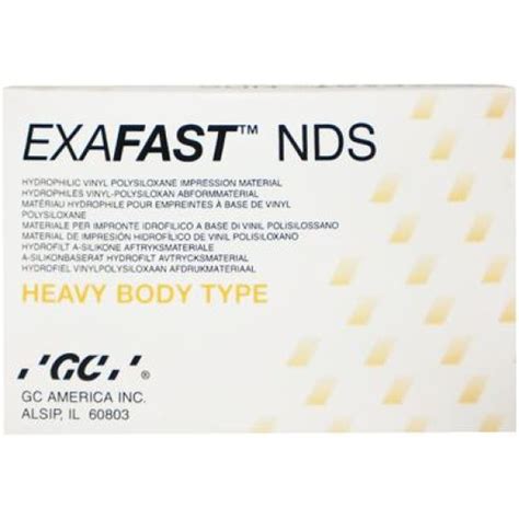 Exafast Nds Heavy Body Ml Refill X Ml Cartridges