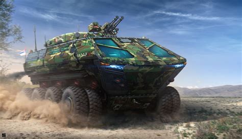 Science Fiction Military Artwork Ivan Sevic Vehicle Lazar Hd Wallpaper