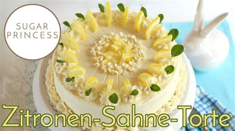 Zitronen Sahne Torte Ohne Gelatine Erfrischende Einfache