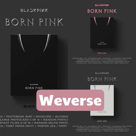 Jual Blackpink 2nd Album Born Pink Box Set Ver Shopee Indonesia