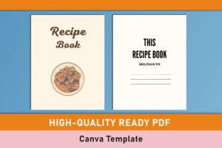 Editable Recipe Book Canva Graphic By A Zdesign Creative Fabrica