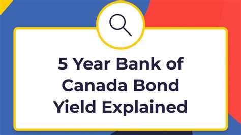 5 Year Bank Of Canada Bond Yield Explained Youtube