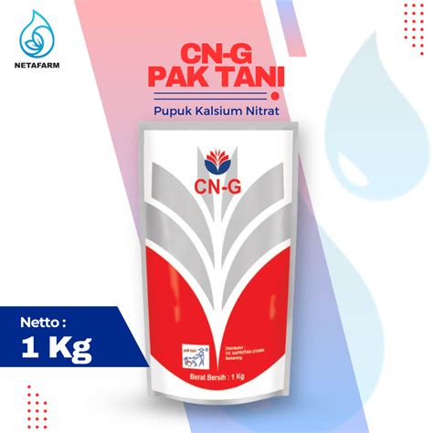 Jual Pupuk Kalsium Nitrat Cn G Pak Tani Kemasan Original Kg Shopee