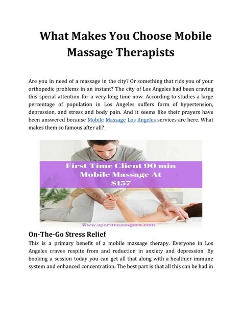 Ppt Best Massage Therapy In Los Angeles Powerpoint Presentation Free Download Id7638955