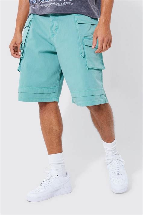 Fixed Parachute Cargo Short Boohoo Uk