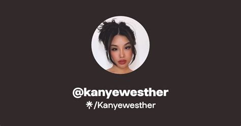 Kanyewesther Instagram Tiktok Linktree