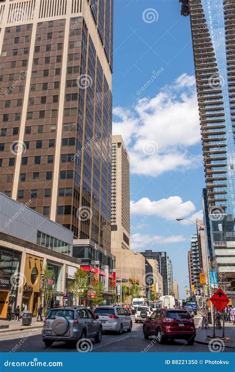 Toronto Im Stadtzentrum Gelegen Redaktionelles Bild Bild Von Hoch