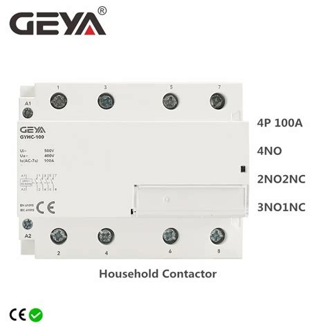 Geya Gyhc Pole A Modular Contactor No No Nc No Nc V V V