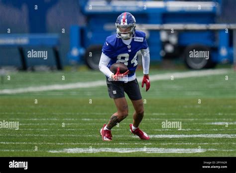 Wide Receiver Jalin Hyatt Participates In An Nfl Football Rookie Camp